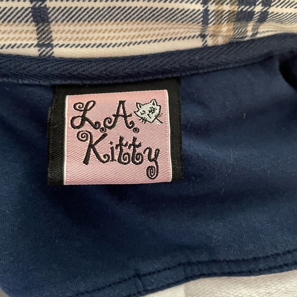 L.A. Kitty Striped Flared Bottom Blazer - Picture 6 of 6